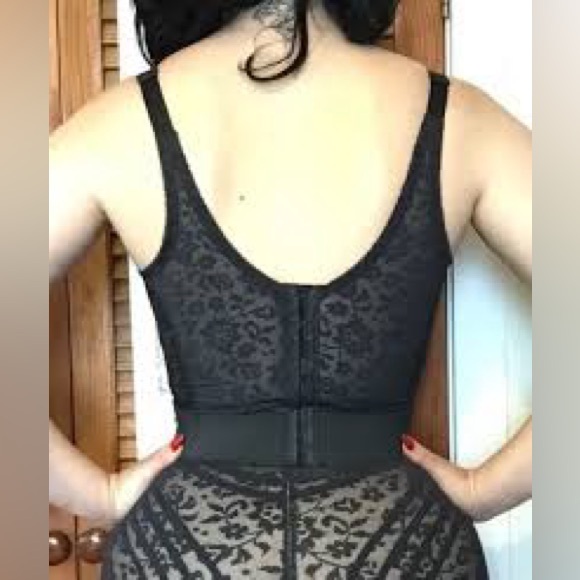 👄 RAGO Longline Wireless Expandable Cup Bra Retro Vintage Madmen - Picture 4 of 8